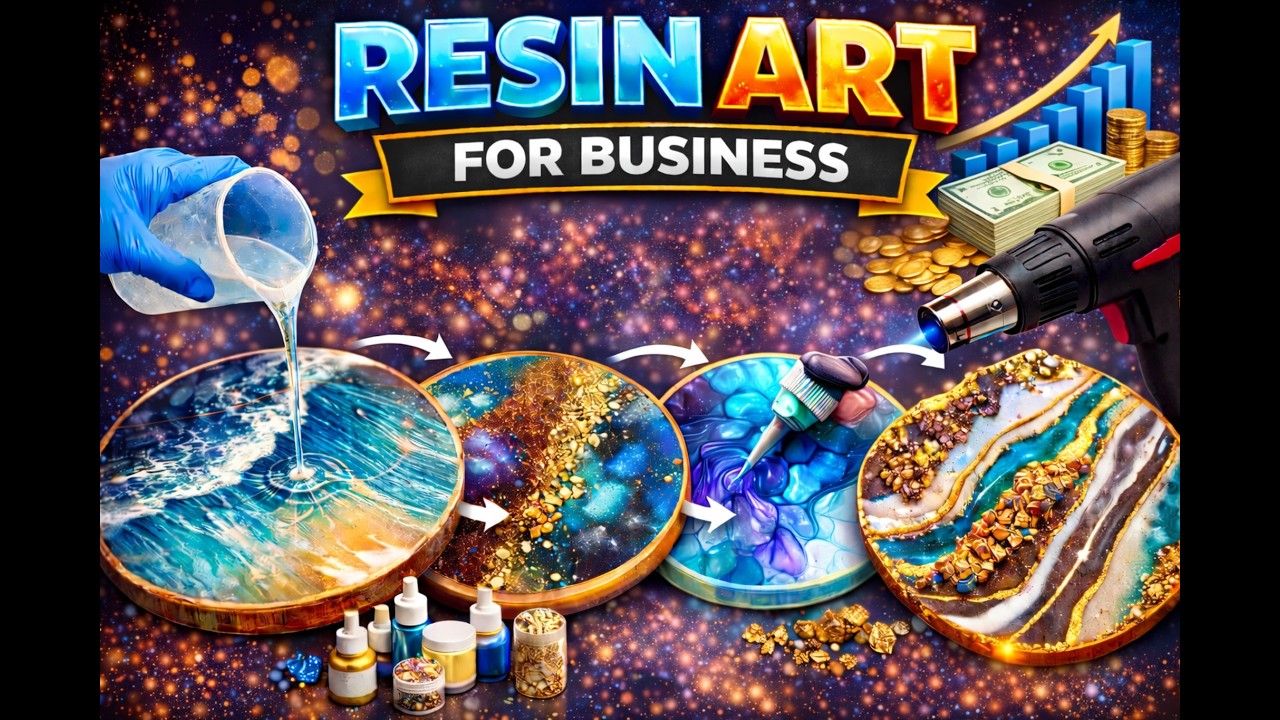 Resin Art online masterclass | In hindi | Salsabila Academy