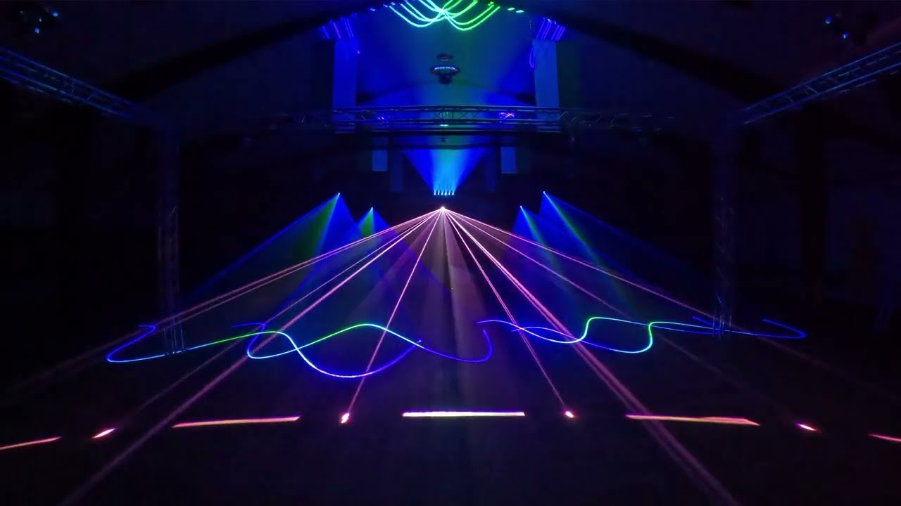 Lasershow zum Titel 