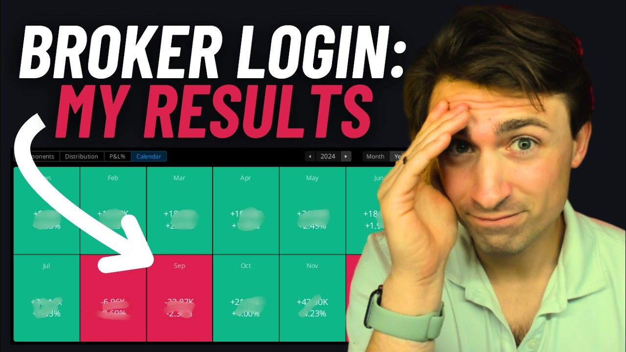 Revealing My Trading Results: Live Broker Login...
