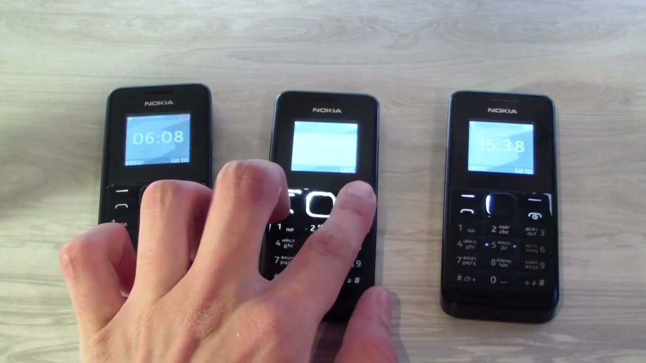 Triple Nokia 105 RM-908 bootanimation and shutdown