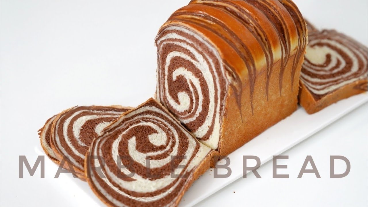 초코향기가 솔솔~맨빵만 먹어도 맛있는 초코 마블 식빵 만들기🍞│Accordion Marble Bread Recipe