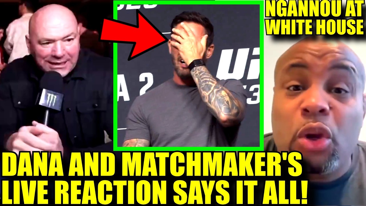 Dana White&rsquo;s LIVE Reaction After a White House Fight Gets CANCELLED!,Ngannou RELEASED BY PFL,CONOR