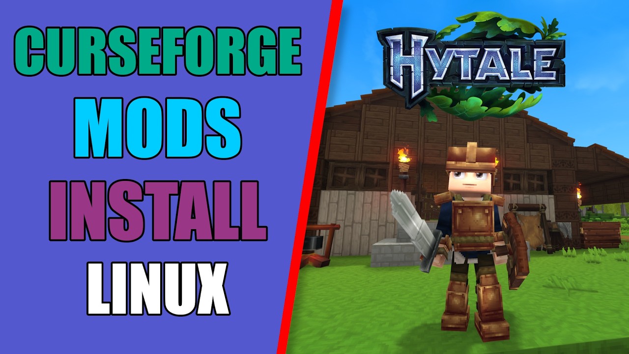 Modding Hytale on Linux Is EASY (CurseForge Tutorial)