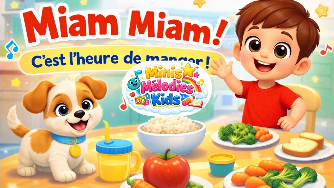 👶 Chanson Repas Bébé (2–5 ans) | Apprendre en Musique | conte éducatif - @MinisMélodies 