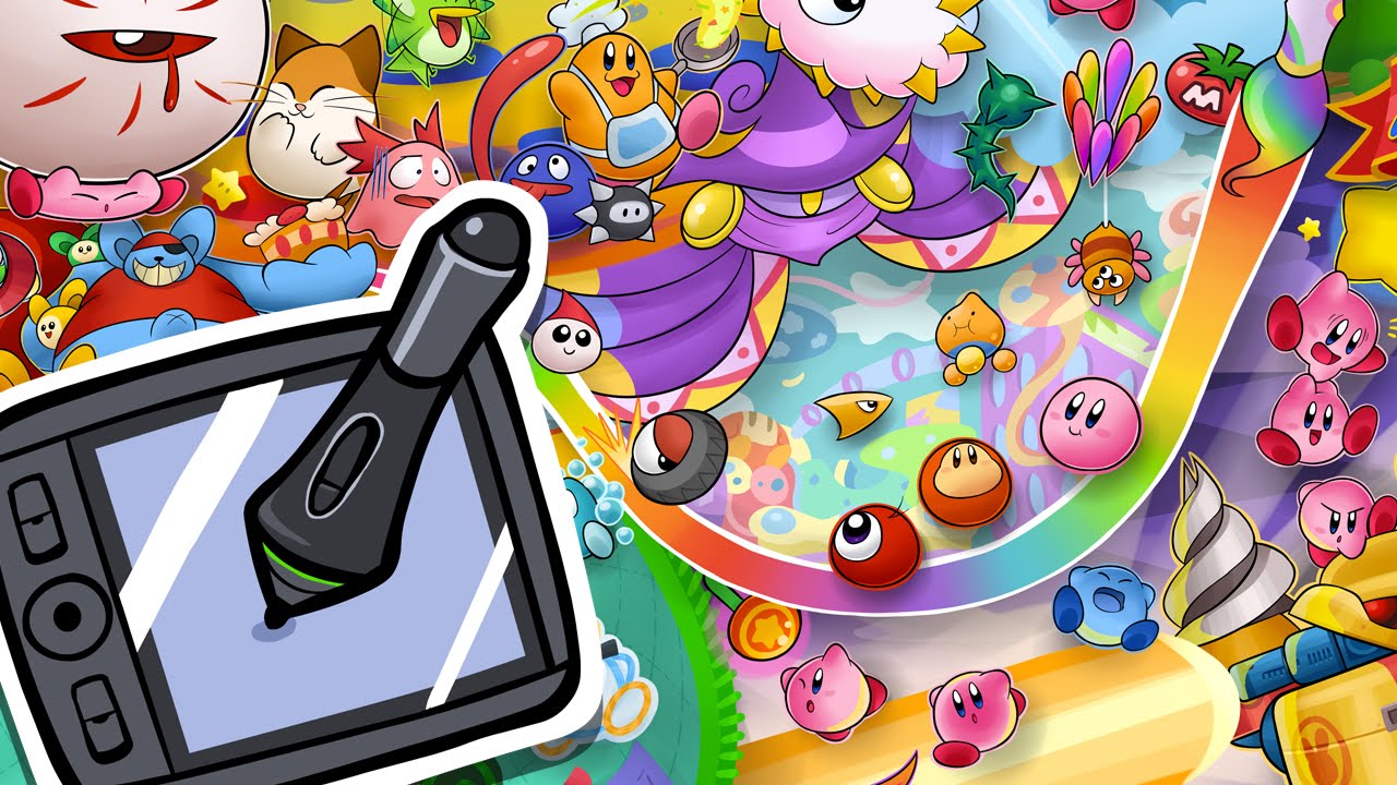 Kirby's 20th Anniversary - Time-Lapse Drawing