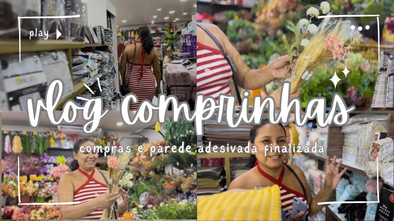 EP|2 Mini Vlog Compras + resultado parede. 