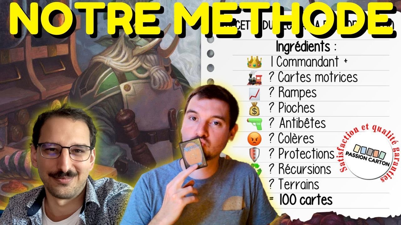 👨‍🍳 La recette du deck Commander PARFAIT 👌