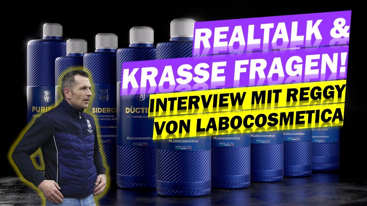 Fiese Fragen! Unsere & eure Fragen an Reggy von Labocosmetica – Detailing Realtalk 🎤🔥