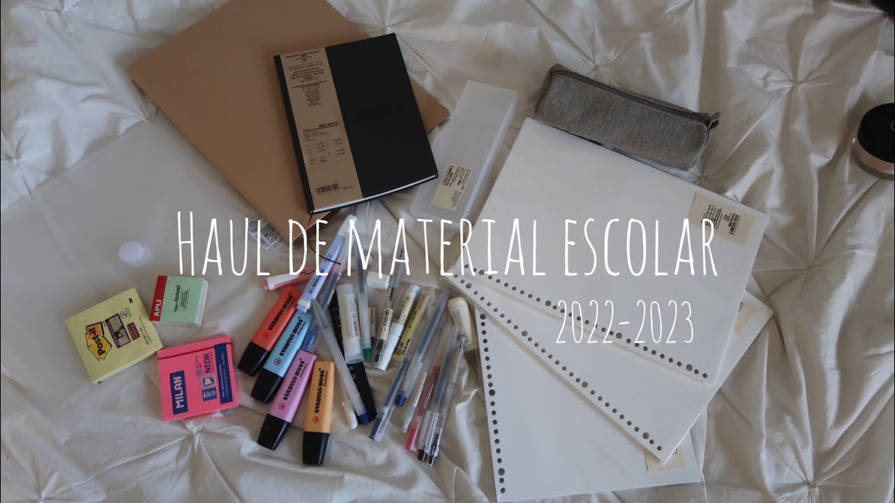 Haul de material escolar 2022-2023