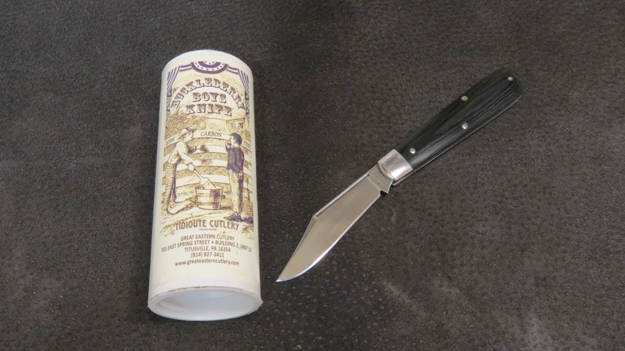Knife Reminder:  The GEC #15 Huckleberry Boy's Knife is Must Have!