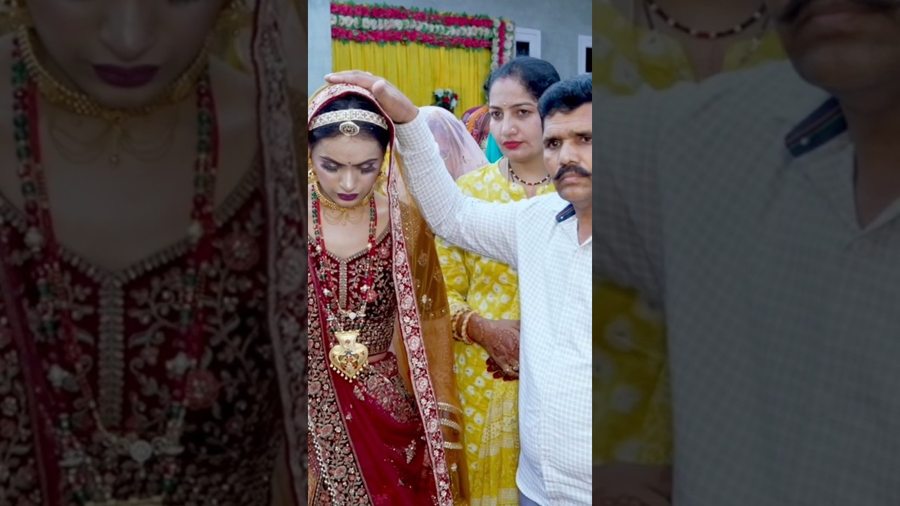 Maiya Tune mujhe Janam Diya 😭 #marriagevideo #bishnoivlogs #vidhai #marriageshorts #indiamarriage