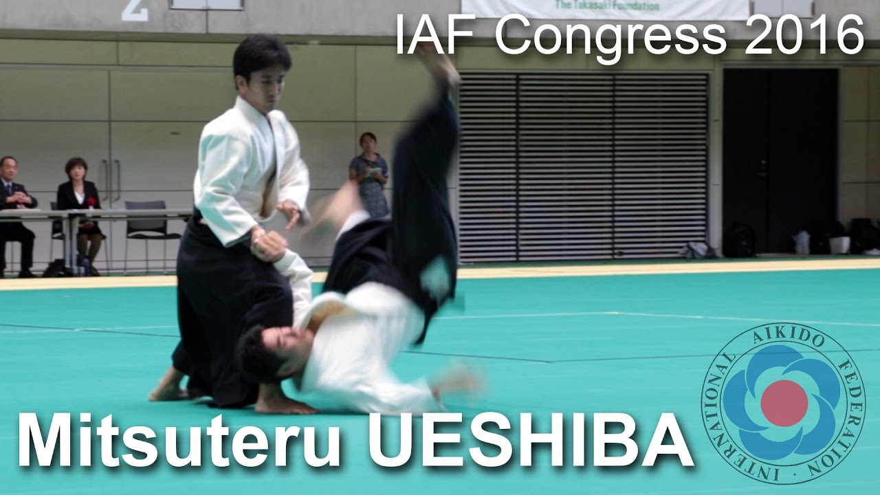 Demonstration by Mitsuteru Ueshiba - 12th IAF Congress in Takasaki