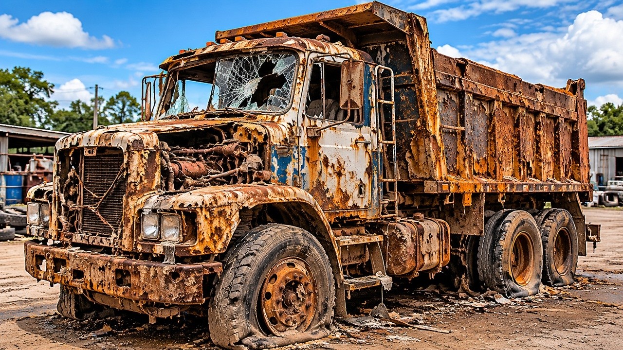 🔥 INSANE Dump Truck Restoration &ndash; 50 Years Abandoned, Extreme Rust & Total Failure Rebuilt to New! 😱
