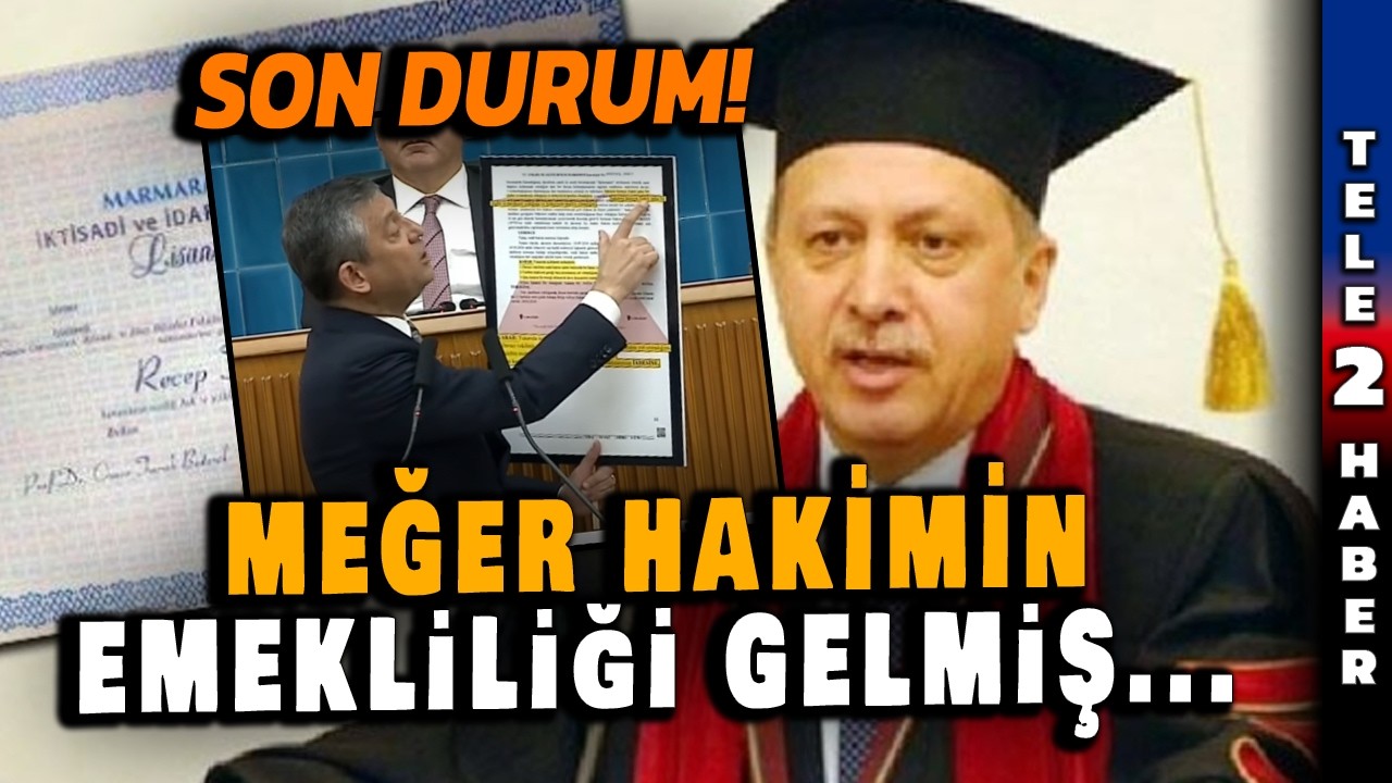 BAKIN ŞU İŞE! Diplomasız Erdoğan davasında reddi hakim talebinde karar!