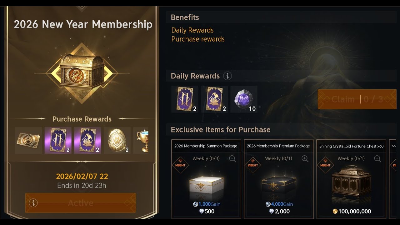 [Lineage2M] membership