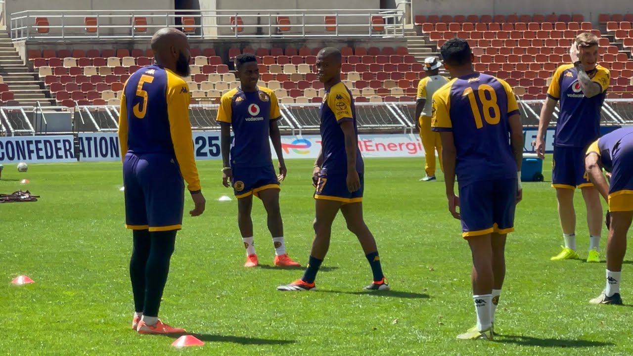 Kaizer Chiefs players on their paces for Al Masry fame in the CAF Confederations Cup