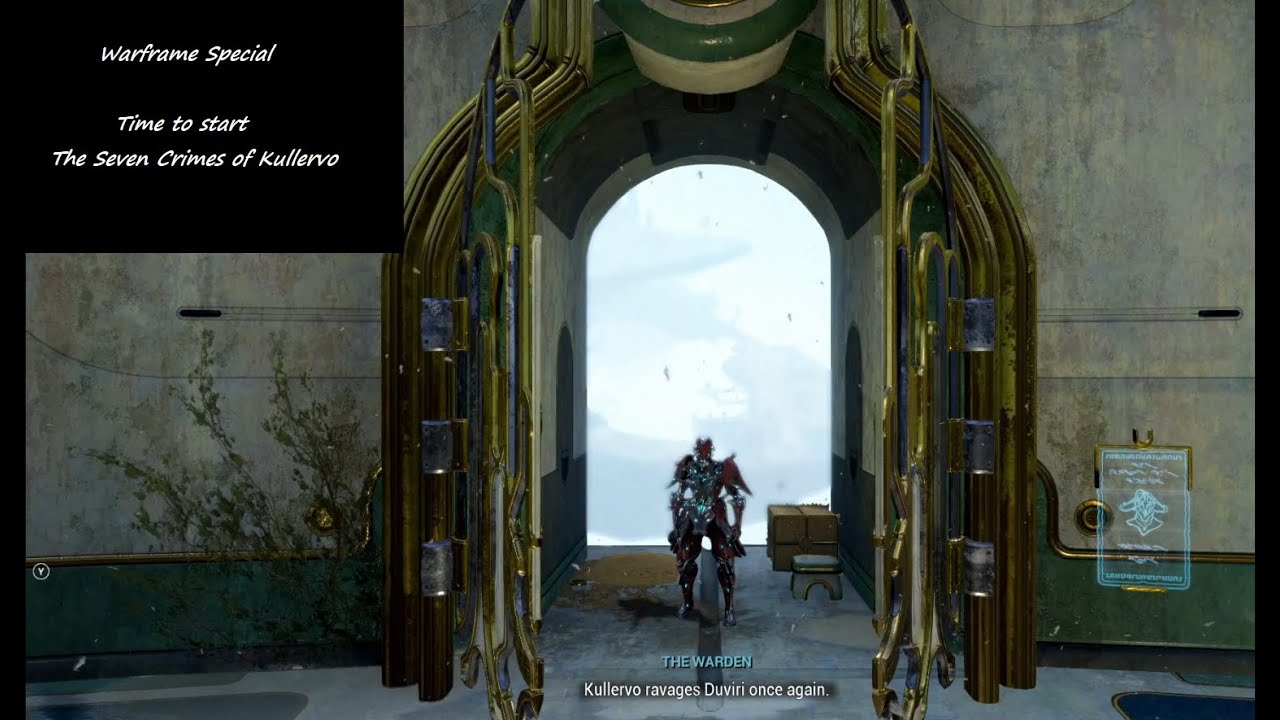 Time to start The Seven Crimes of Kullervo! | Warframe Special