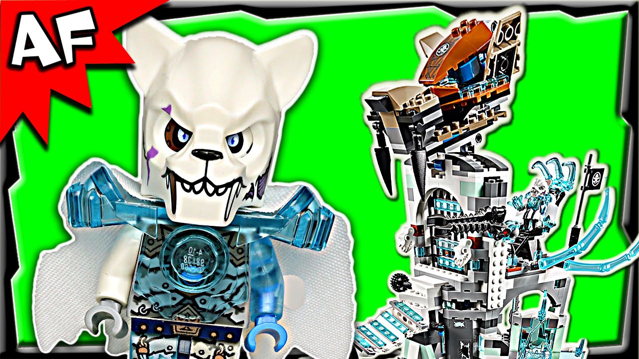 Lego Chima Sir Fangar’s ICE FORTRESS 70147 Stop Motion Build Review