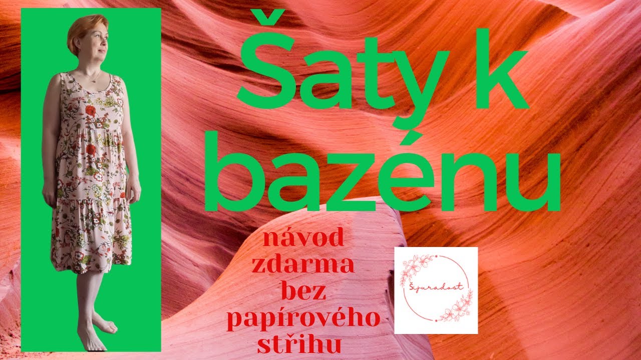 Šaty k bazénu-jednoduchý návod na letní šaty do horkých dní