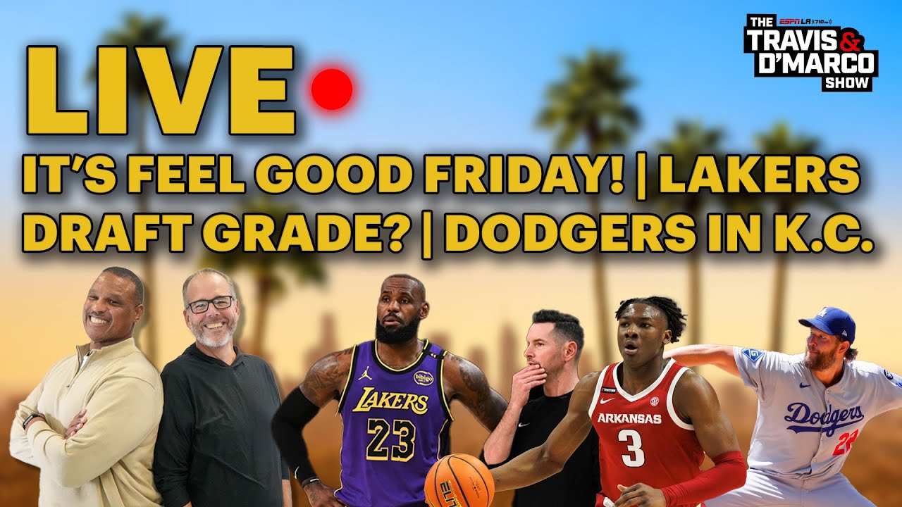 Travis & D'Marco: Dodgers 20 Games Over .500 | Lakers Draft Adou Thiero | NBA Trade News & Rumors