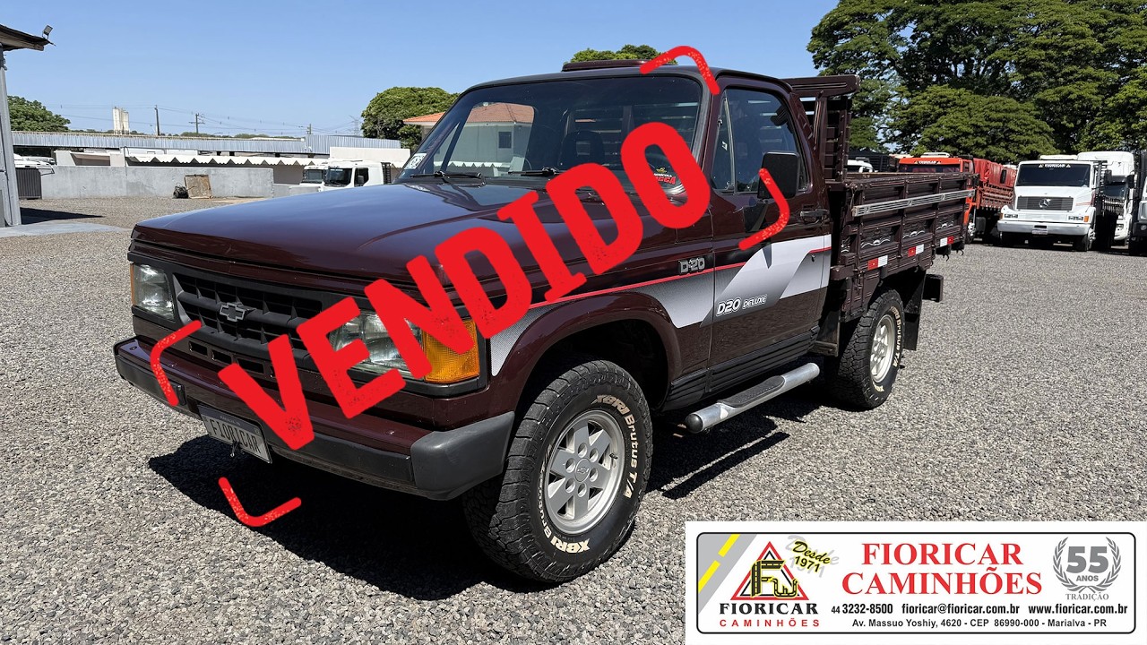 CHEVROLET D-20 T DELUXE 1995/1995 CARROCERIA MADEIRA AR CONDICIONADO