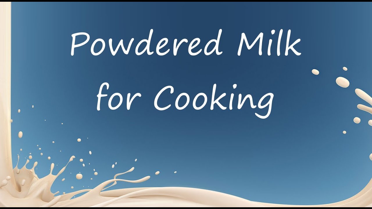 How to use your Powdered Milk from Food Storage ~ Prepper Pantry Tips