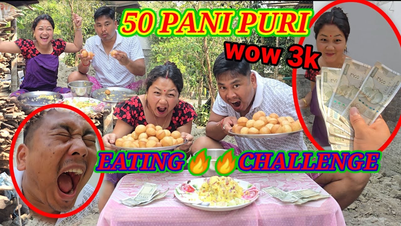 50 PANI PUNI EATING CHALLENGE🔥🔥//JAI DERHAYW BENW 3000 HAJAR MWN GWN 😱😱/@nmahilaryofficial 