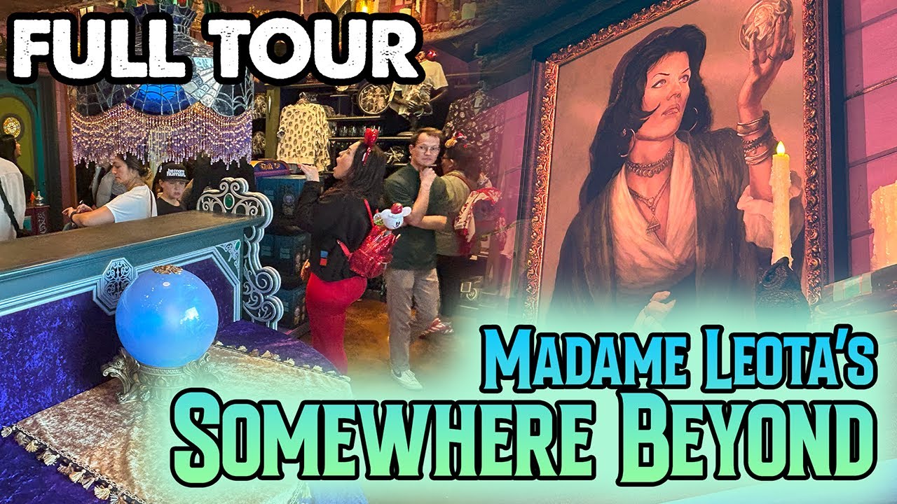 FULL TOUR of Madame Leota's Somewhere Beyond Haunted Mansion Gift Shop at Disneyland