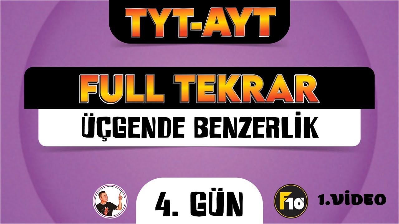Geometri Full Tekrar Kampı | 4.Gün 1.Video |  Üçgende Benzerlik | 2023