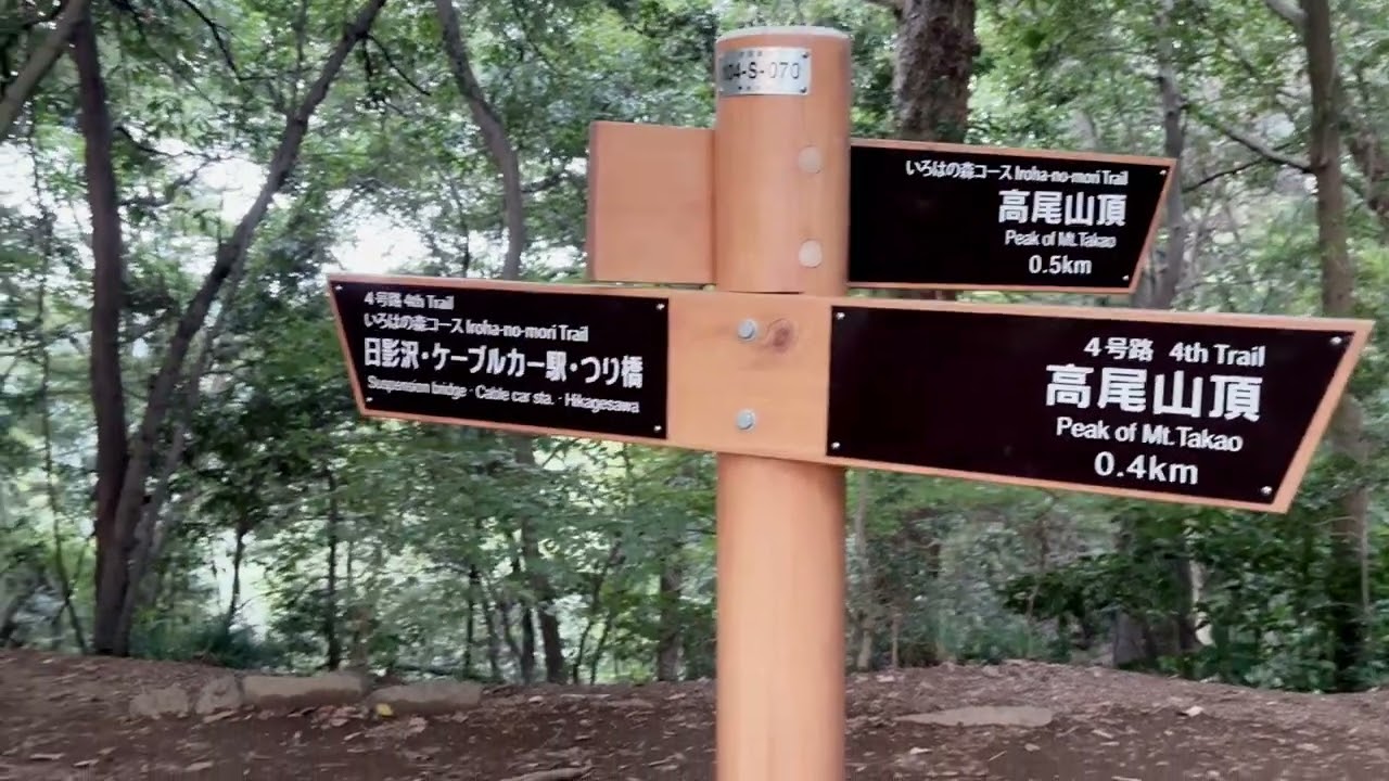 高尾山のその奥へ…景信山へ行ってみよう～！【その⑯さぁ、帰ろう！高尾山山頂から4号路の途中まで！】