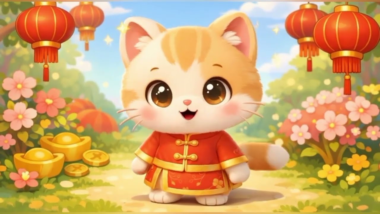 Cute Chinese New Year Song 🎶🐎 Year of the Horse (马年) | Kids Mandarin Music Story | HappyToon Kids