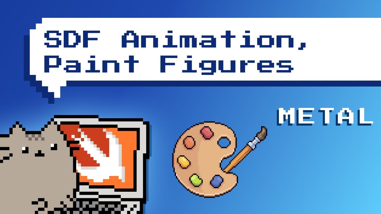 Swift. Metal. Coloring the figures with colors