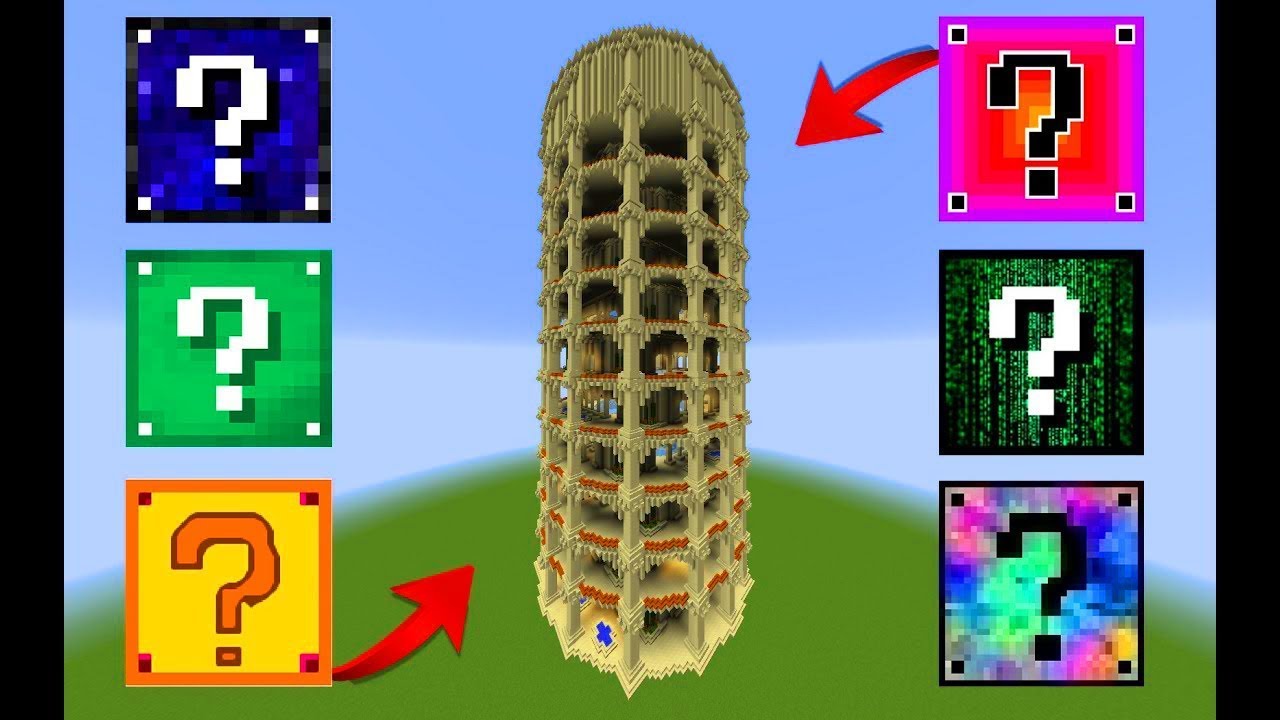 DÖNEN ŞANS BLOĞU KULESİ - Minecraft
