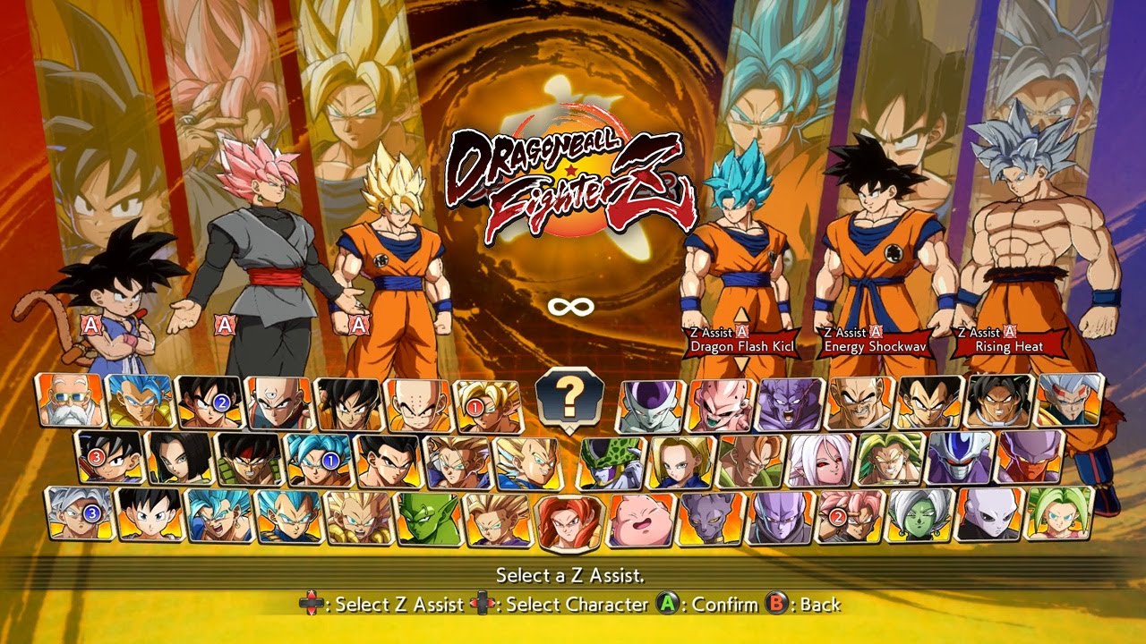 Dragon ball fighterZ - (All goku vs All goku)
