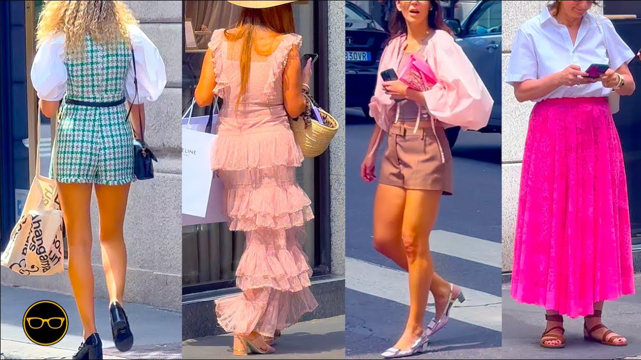 Italy Street Style Unique Summer Outfits: Captivating Milanese Style & Elegance Summer Fashion 2024