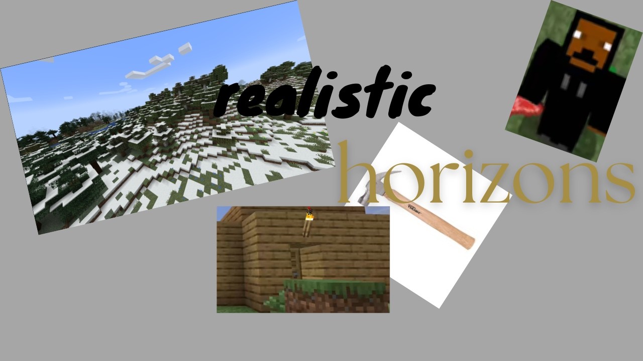 ld33 2 realistics horizons#1 du bois et de la pierre à gogo!!!!