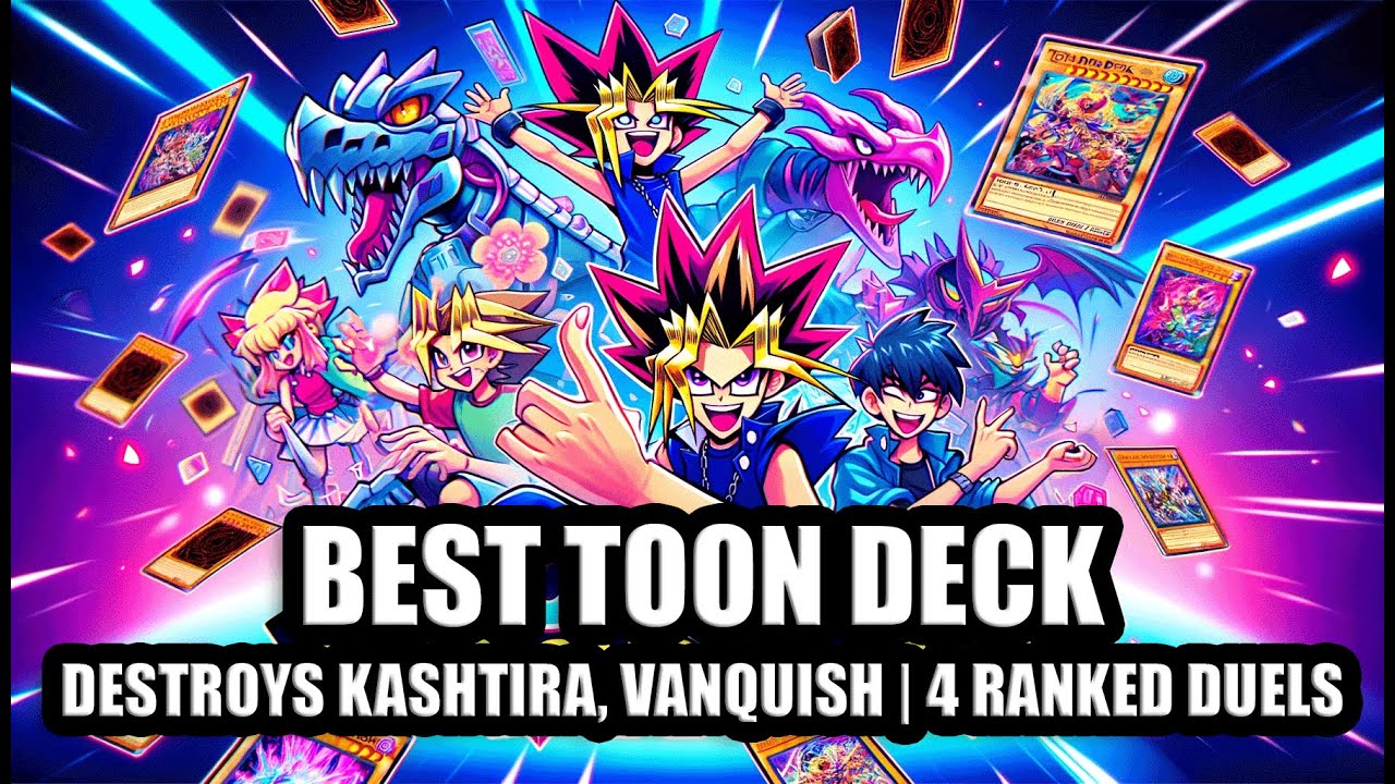 Best Toon Deck Destroys Yu-Gi-Oh Meta | EPIC RANKED DUELS | Master Duel