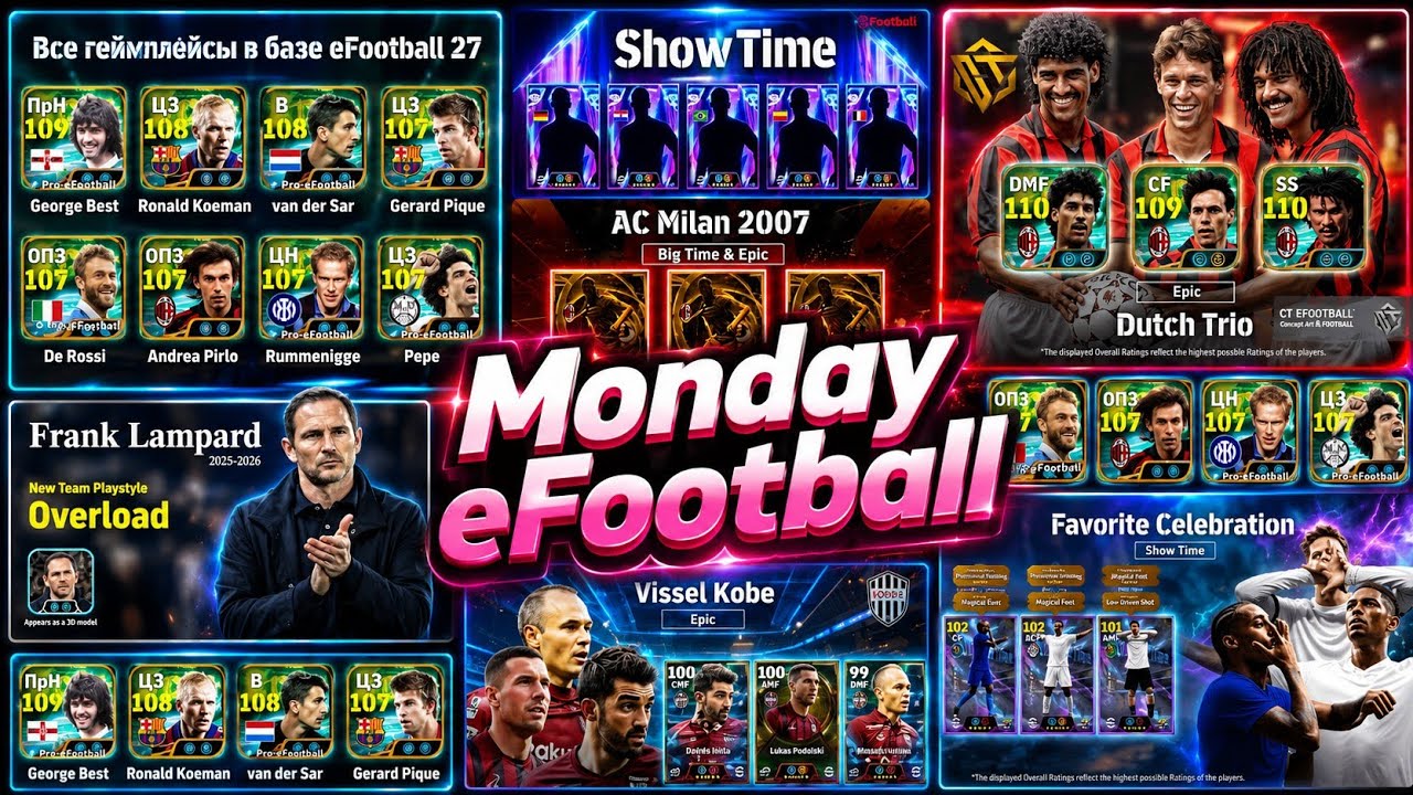 Free Epic + Treasure Link 🔥😍! Monday & Thursday All New Rewards & Pack! eFootball 2027&trade; Mobile