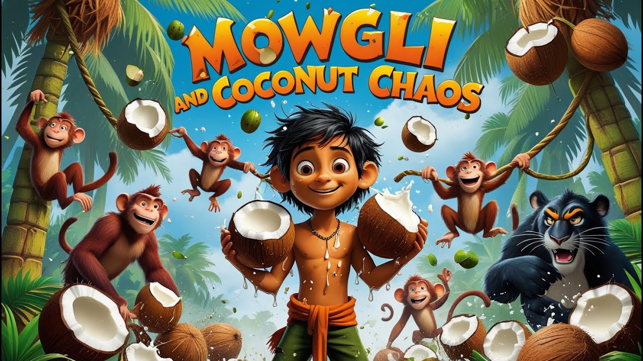 Mowgli And Coconut Chaos | Jungle Book Story | Bedtime Story For Kids