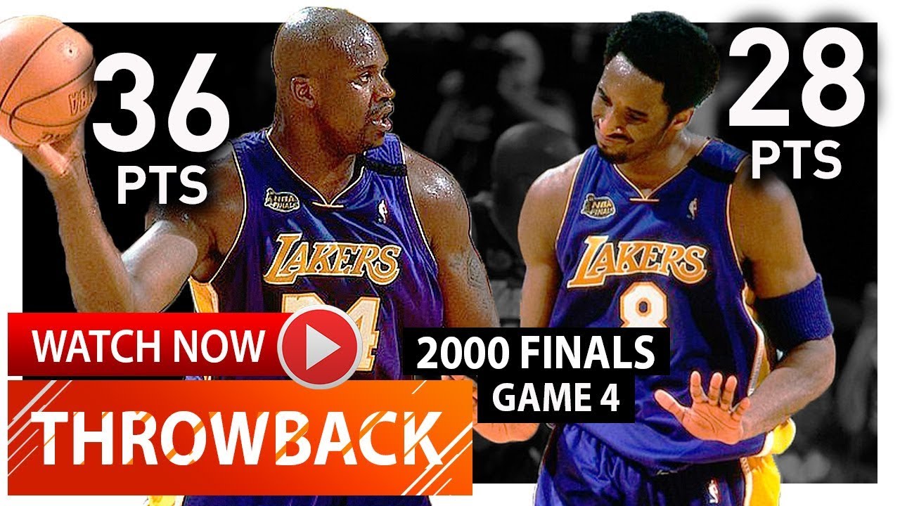 Throwback: Shaquille O'Neal & Kobe Bryant EPIC Game 4 Highlights vs Pacers (2000 Finals) - DRAMA!
