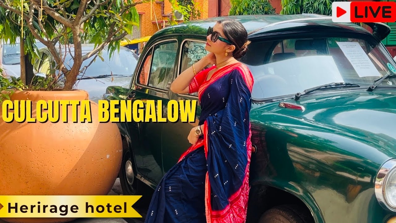 Calcutta Bungalow | Heritage hotel  | Authentic Bengali Thali 🍱 | Kritika Sinha #vlog #bengalifood