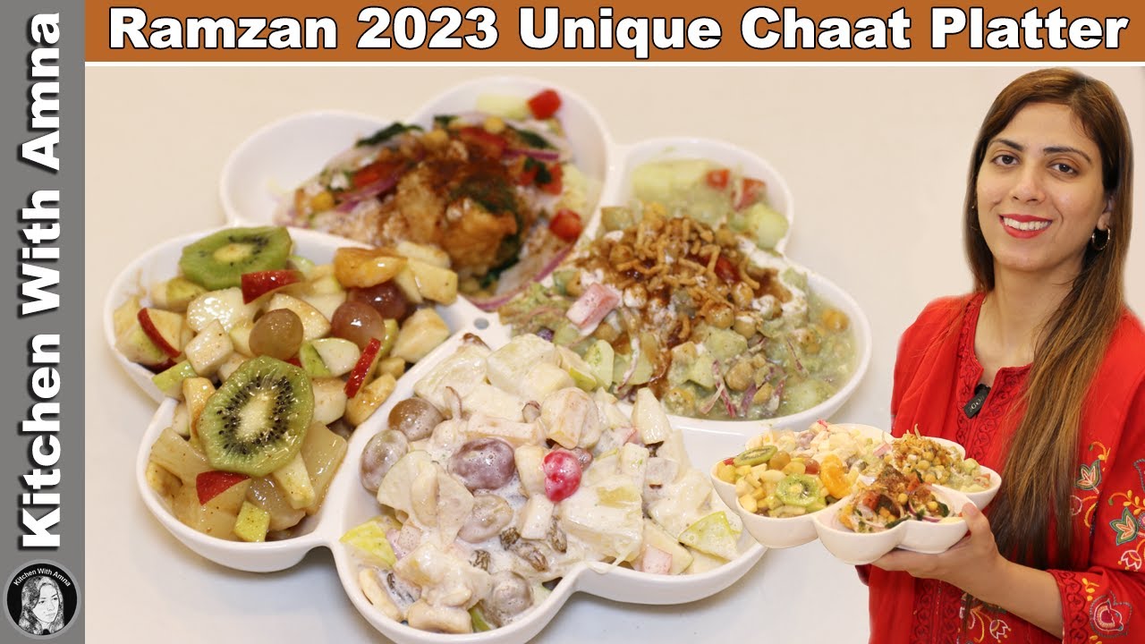 This Ramadan Make Unique Fruit Chaat Platter | Kitchen With Amna