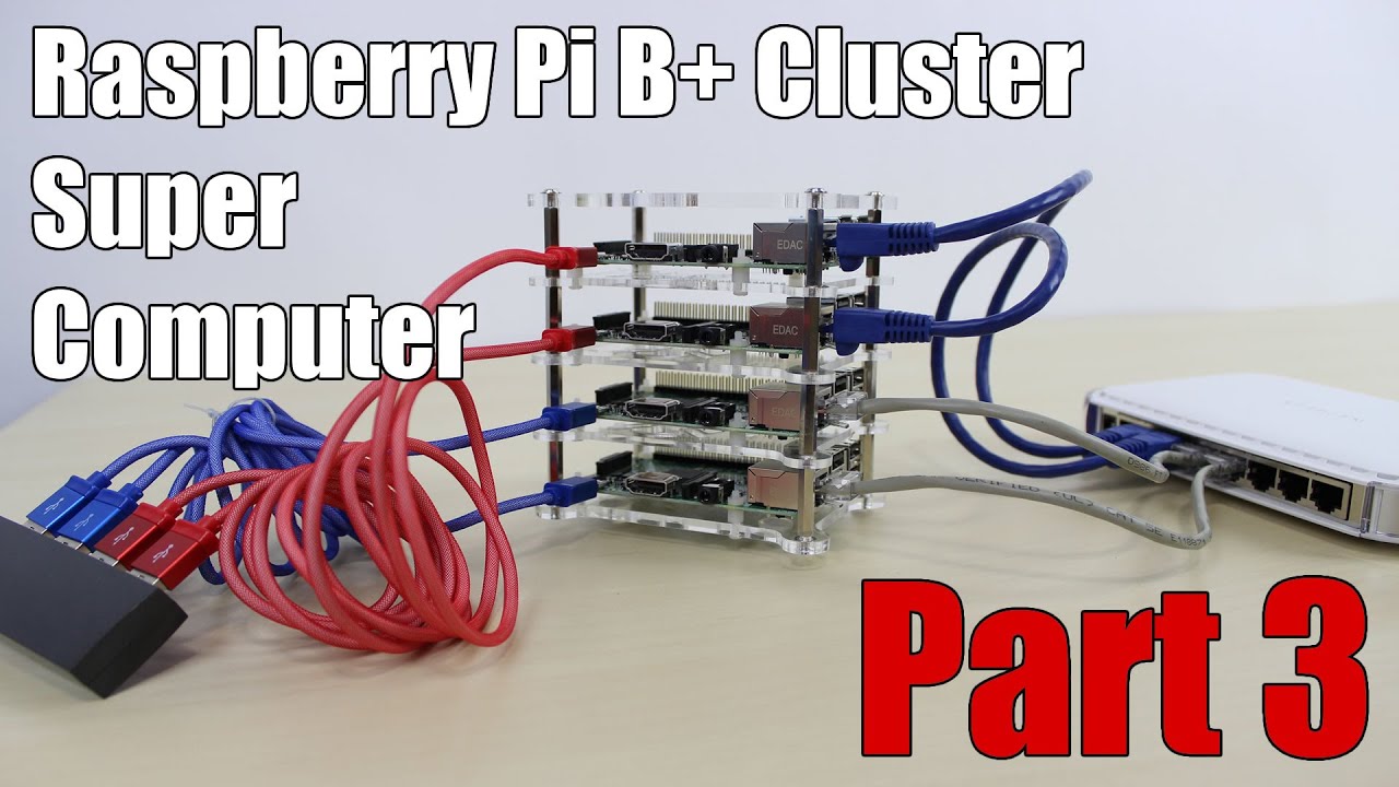 Кластер Raspberry Pi B+ (суперкомпьютер), часть 3.