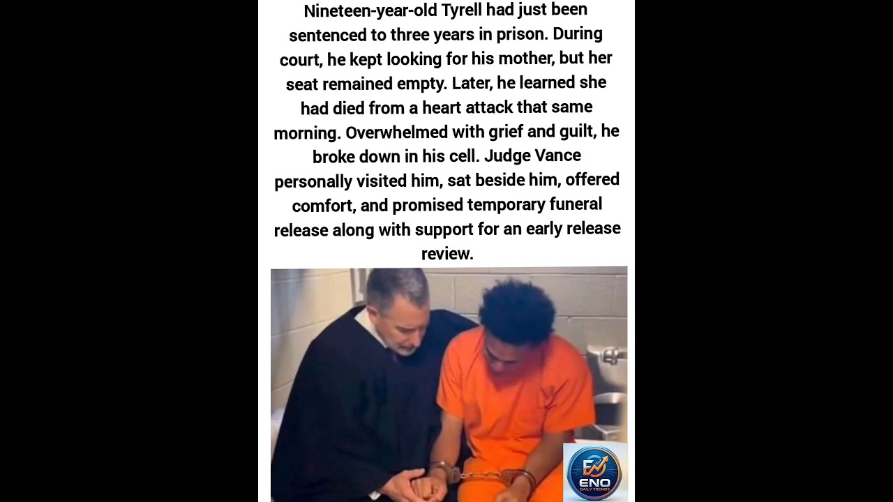 Teen Sentenced to Prison&mdash;Then Found Out His Mother Died That Morning. Then THIS Happened. 🕊️💔