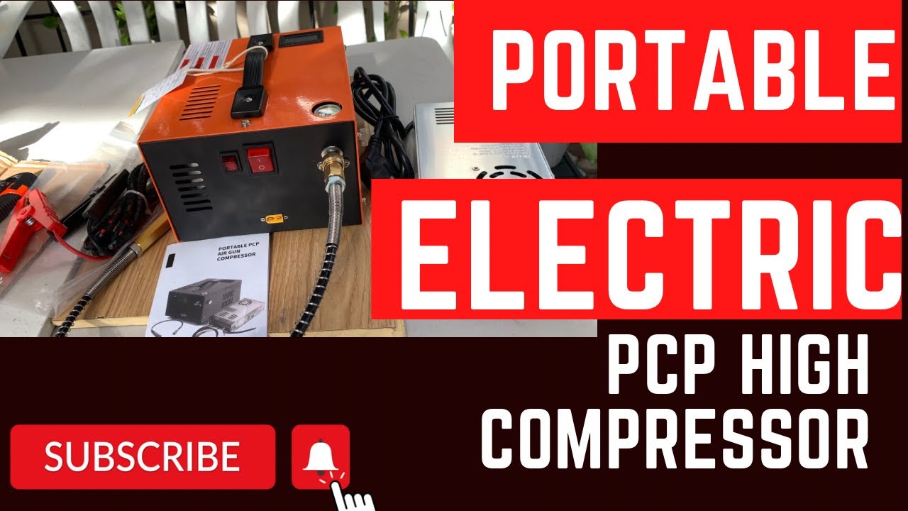PORTABLE ELECTRIC PCP HIGH COMPRESSOR - UNBOXING & REVIEW (English Version)