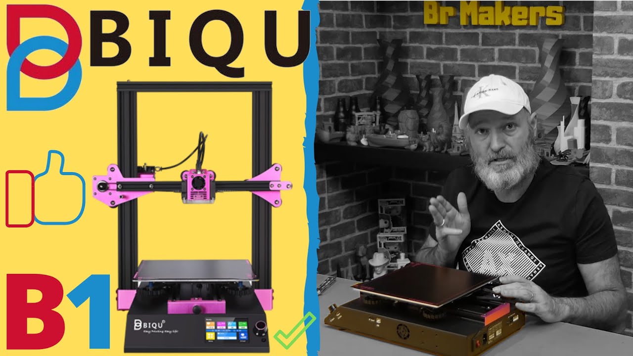 BIQU B1 - UNBOXING & OVERVIEW | Impressora 3D Alto Nível