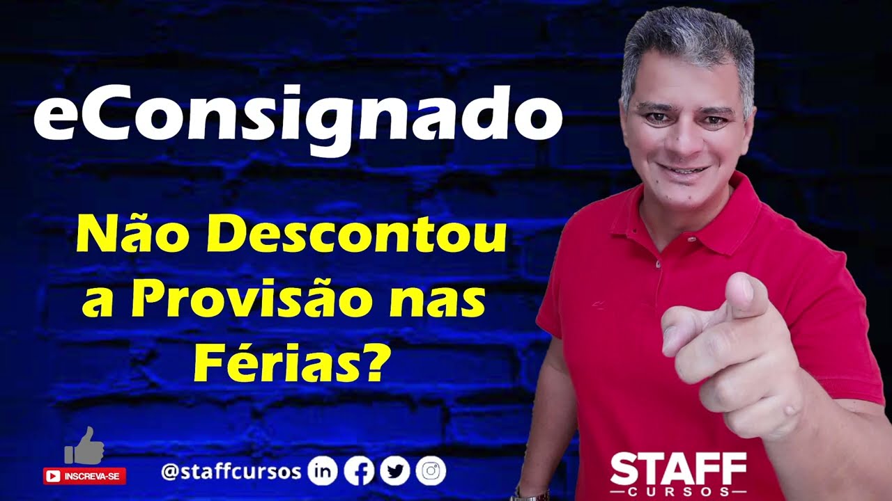 eConsignado - Não Descontou a Parcela na Férias? 