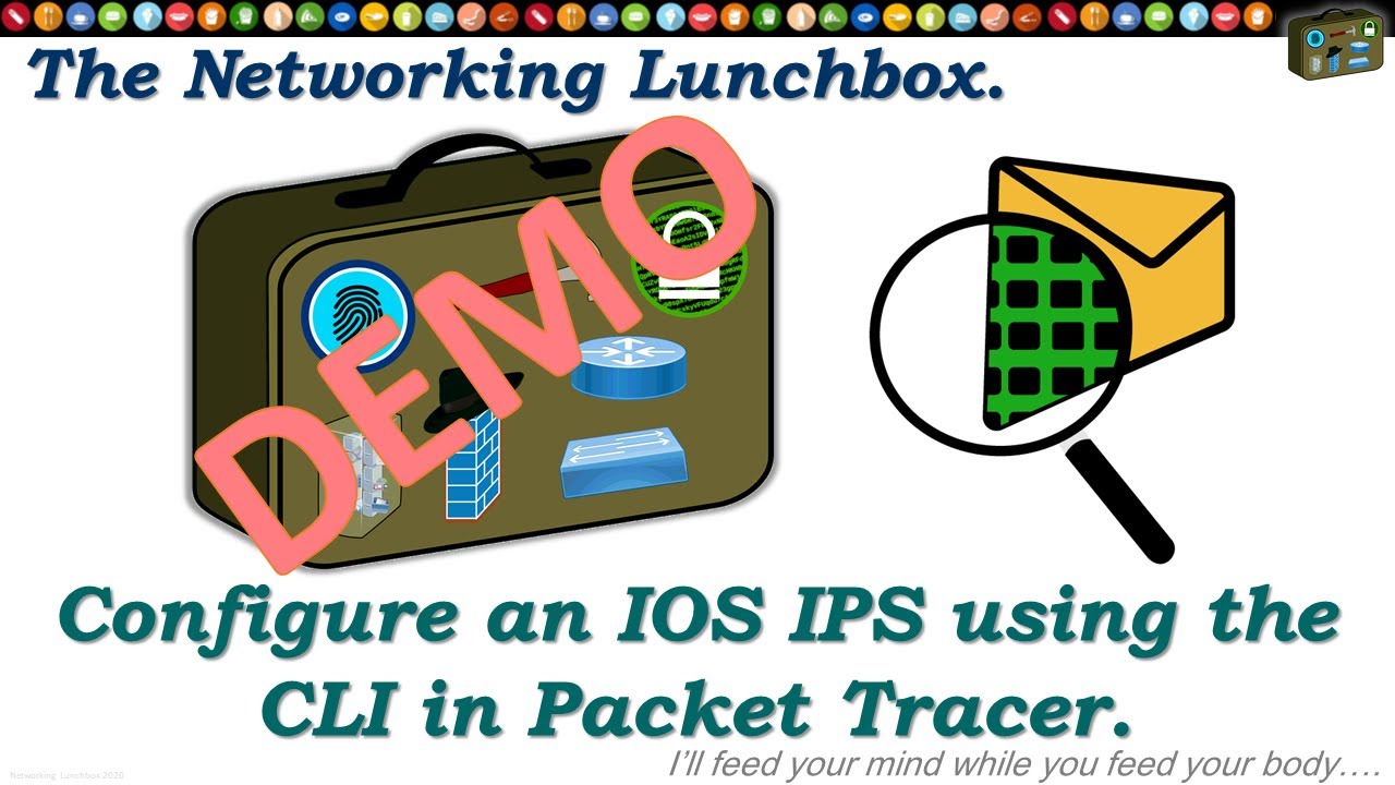 Configure an IPS using the CLI in Packet Tracer.