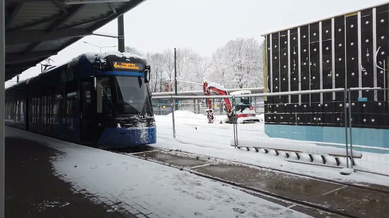 Pętla tramwajowa Wzgórza Krzesławickie 15.02.2026