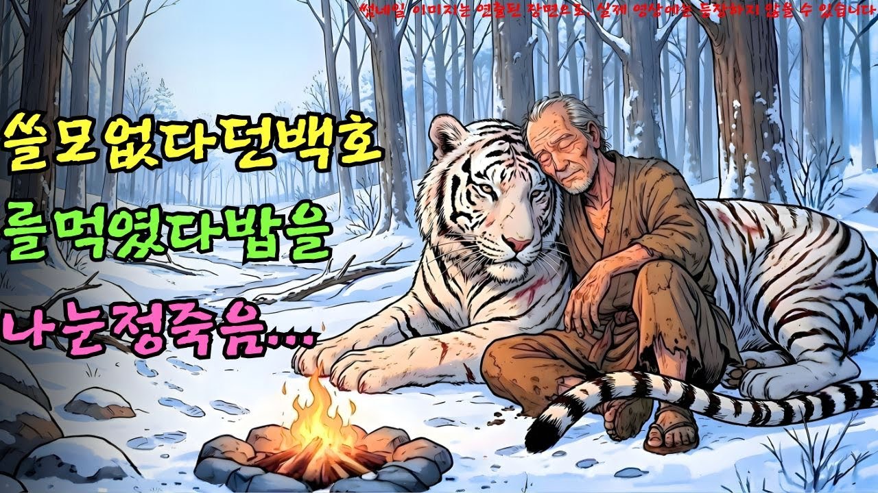 👌잠자기전 듣는 옛날이야기 1시|쓸모없다던 백호를 먹였다, 밥을 나눈 정, 죽음 이후에도 이어졌다ㅣ옛날이야기 ㅣ민담 ㅣ오디오북ㅣ전설ㅣ설화 ㅣ야담